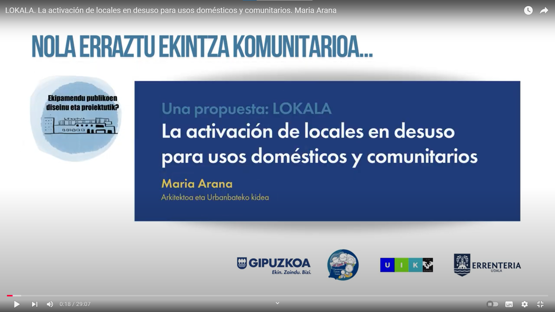 Una propuesta_LOKALA. La activación de locales en desuso para usos domésticos y comunitarios. Maria Arana